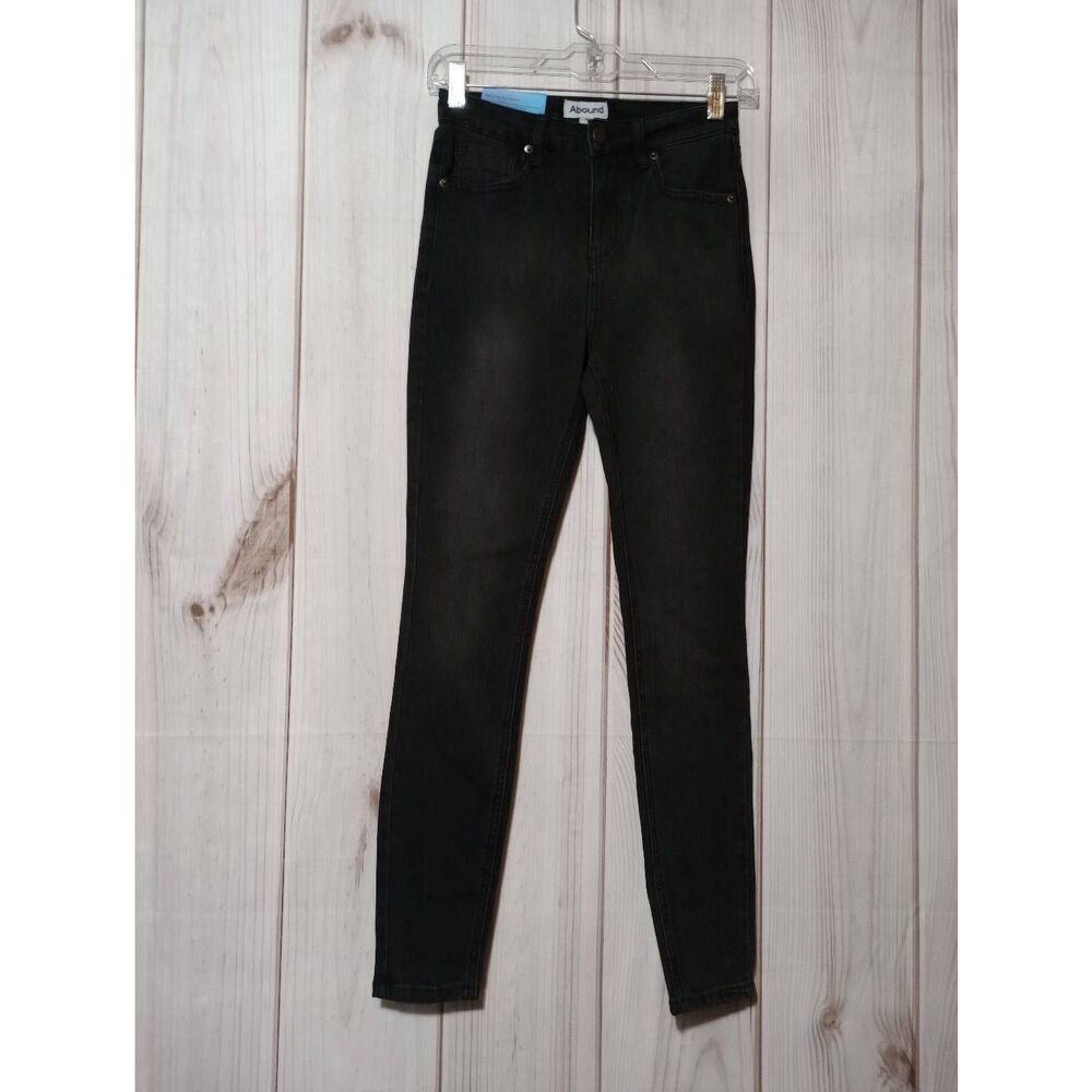 Abound Jeans Ladies 24 Black High Rise Skinny